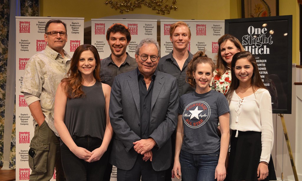 From left: Brian Dykstra, Alex Sunderhaus, Me, Lewis Black, Kyle Nunn, Dana Berger, Rita Rehn and Cecily Dowd.