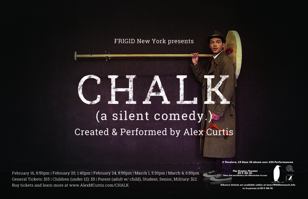 CHALK returns November 11 & 12 — Alex Curtis